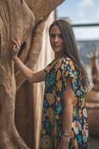 Robe grosses fleurs