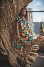 Robe grosses fleurs