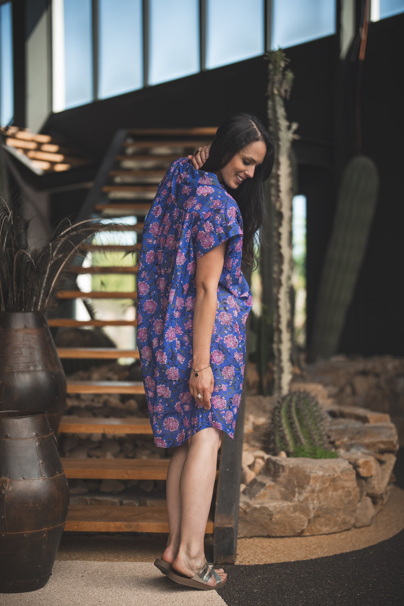 Robe grosses fleurs