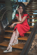 Robe uni pailletés