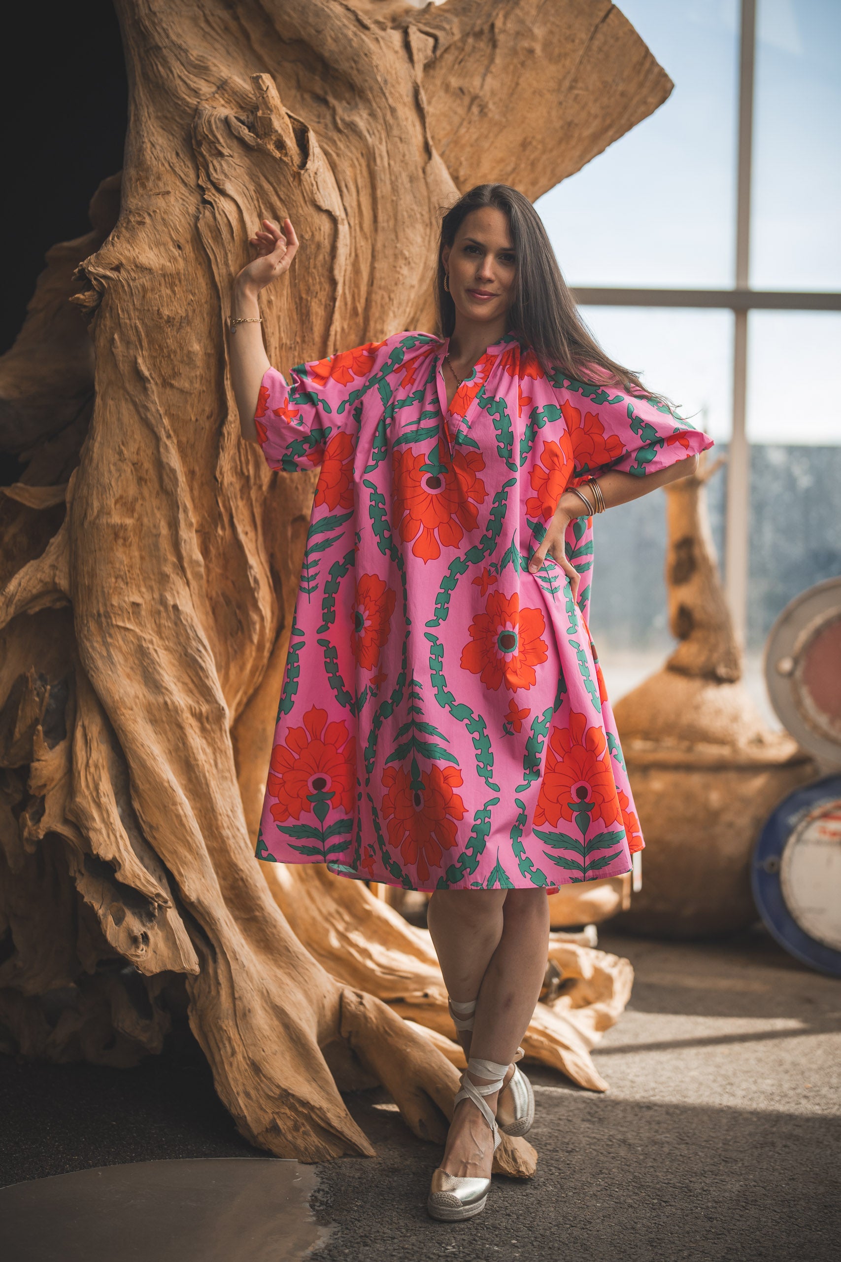 Robe manche ballon