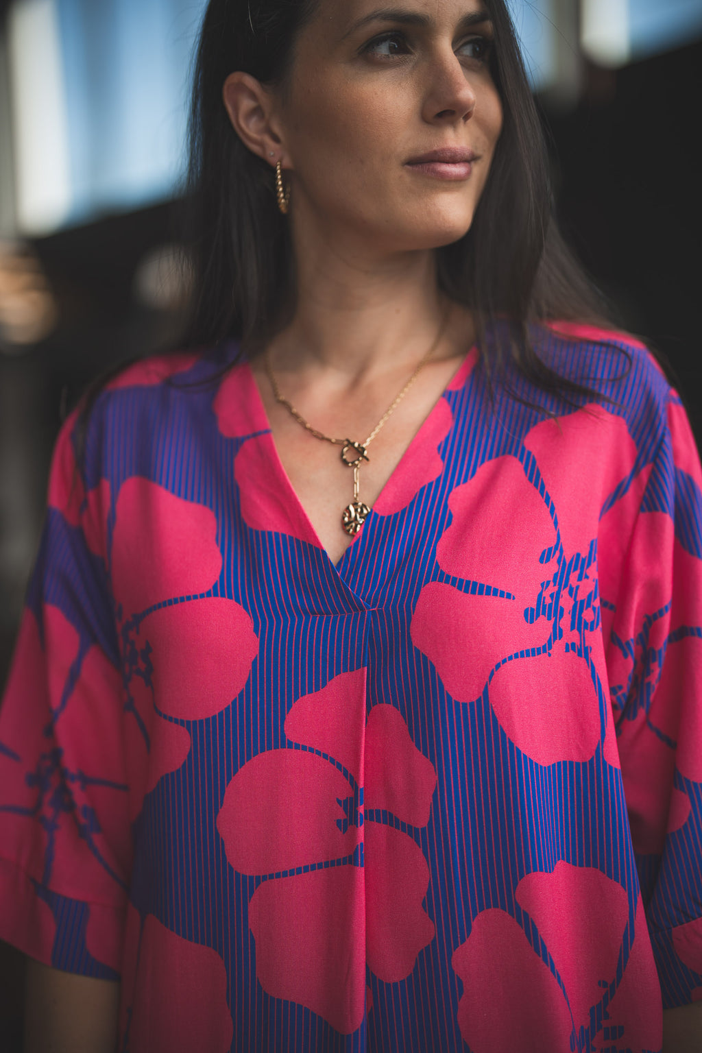 Robe grosses fleurs