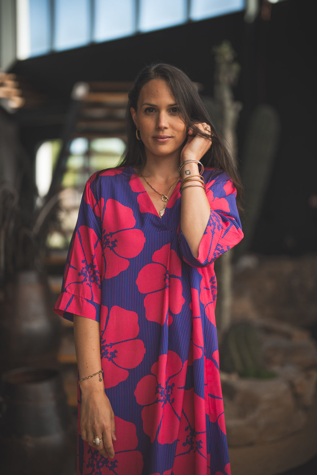 Robe grosses fleurs