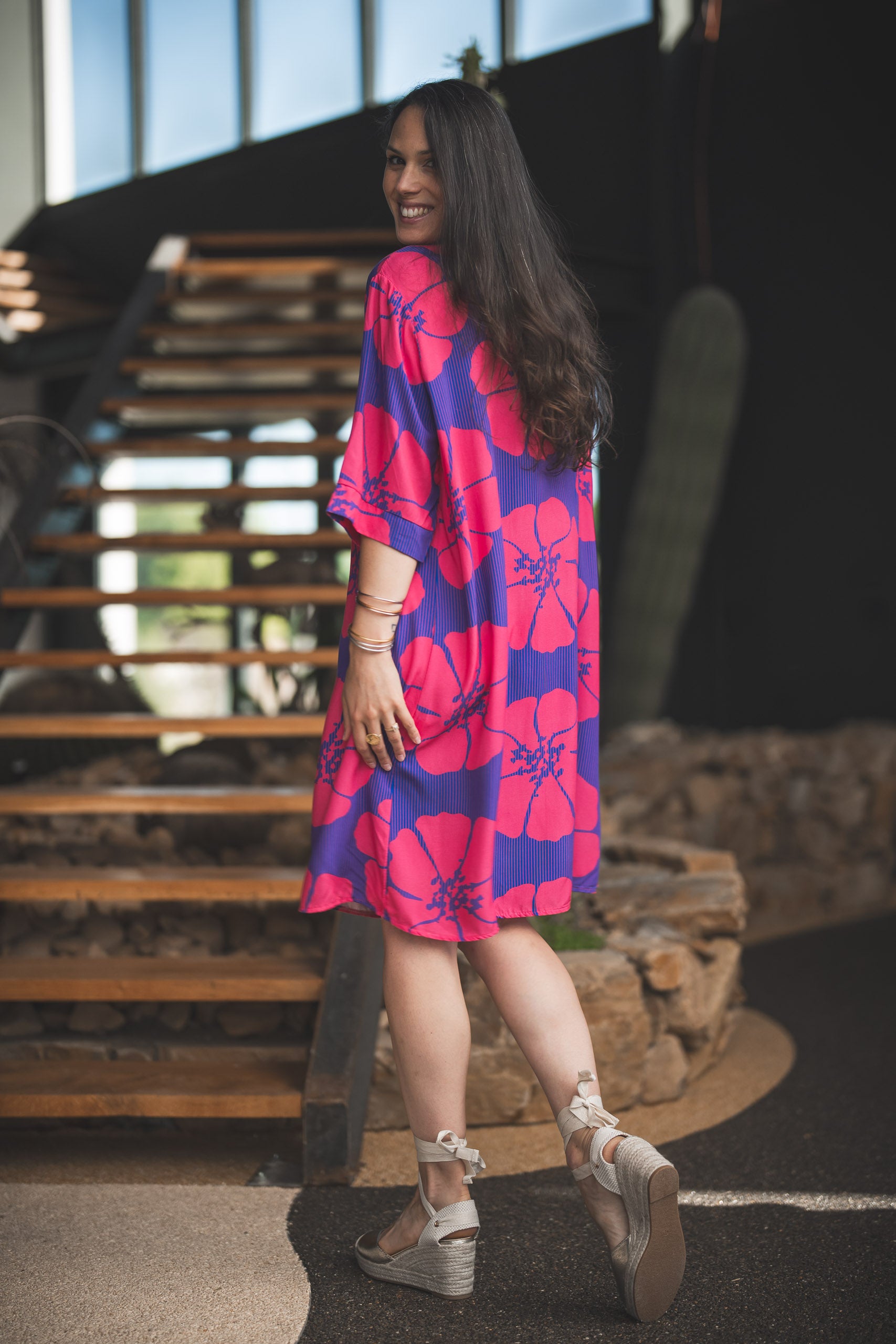 Robe grosses fleurs