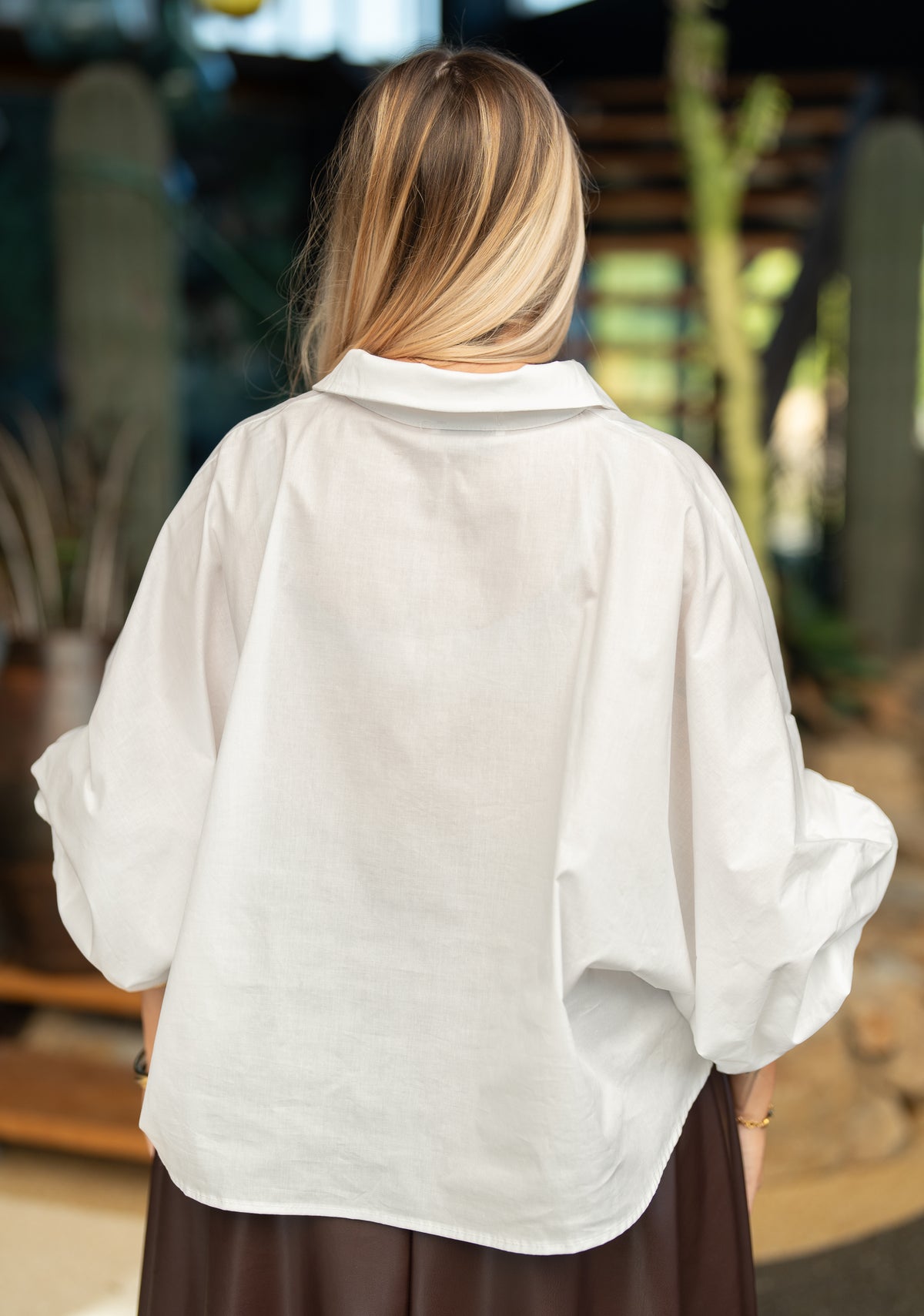 Chemise manche ballon