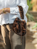 Sac fourrure léopard