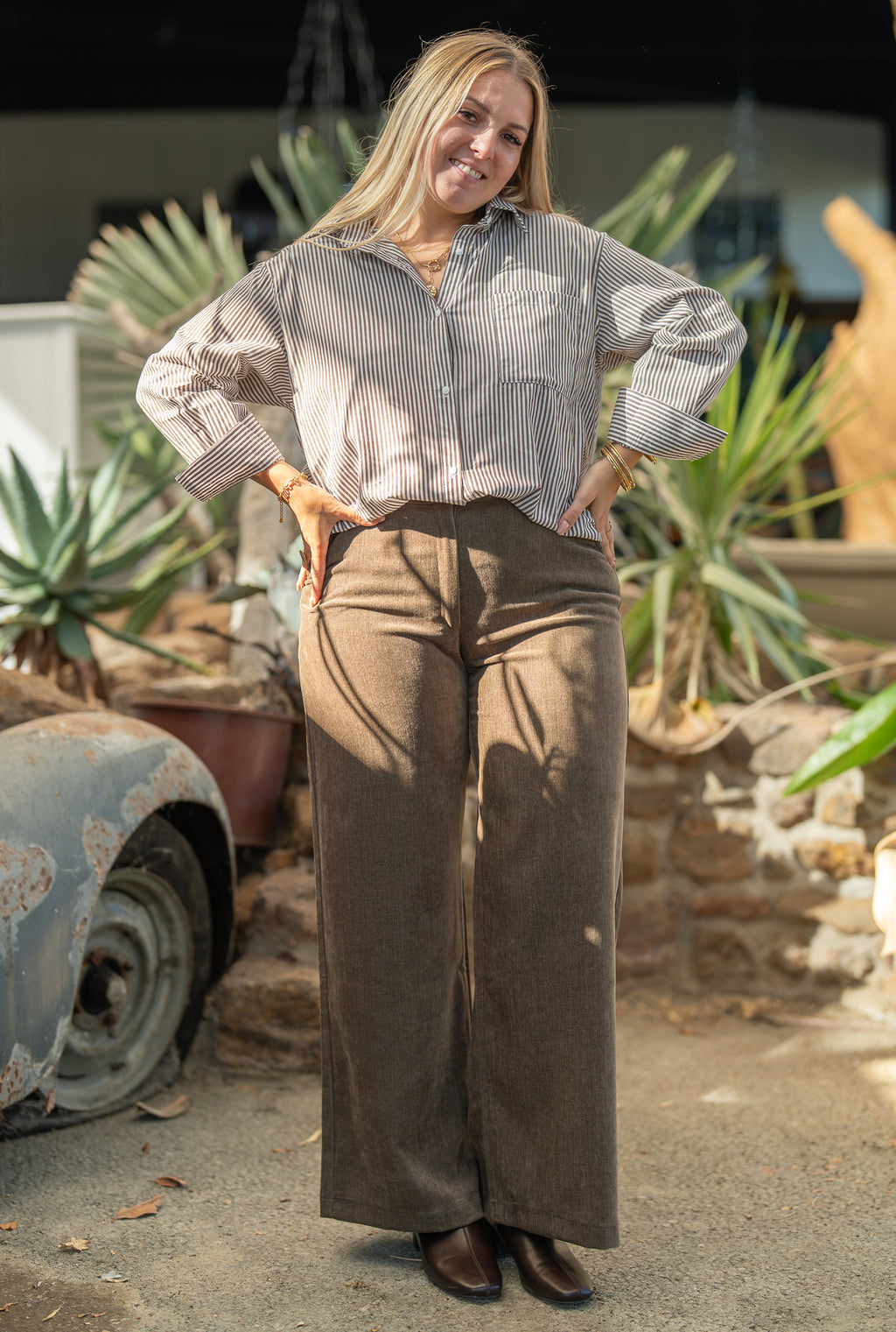 Chemise rayée