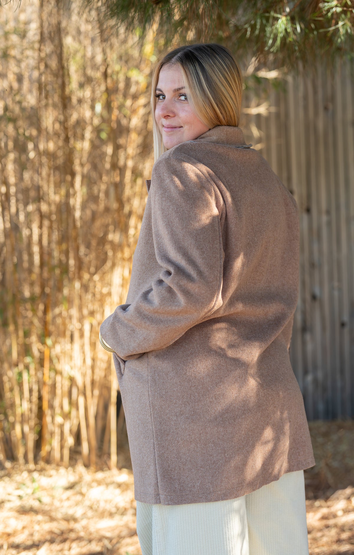 Manteau doublure carreaux