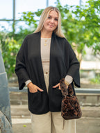 gilet long oversize