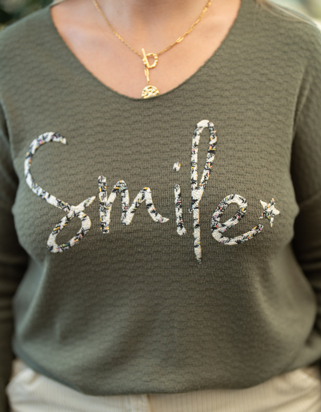 T-shirt smile