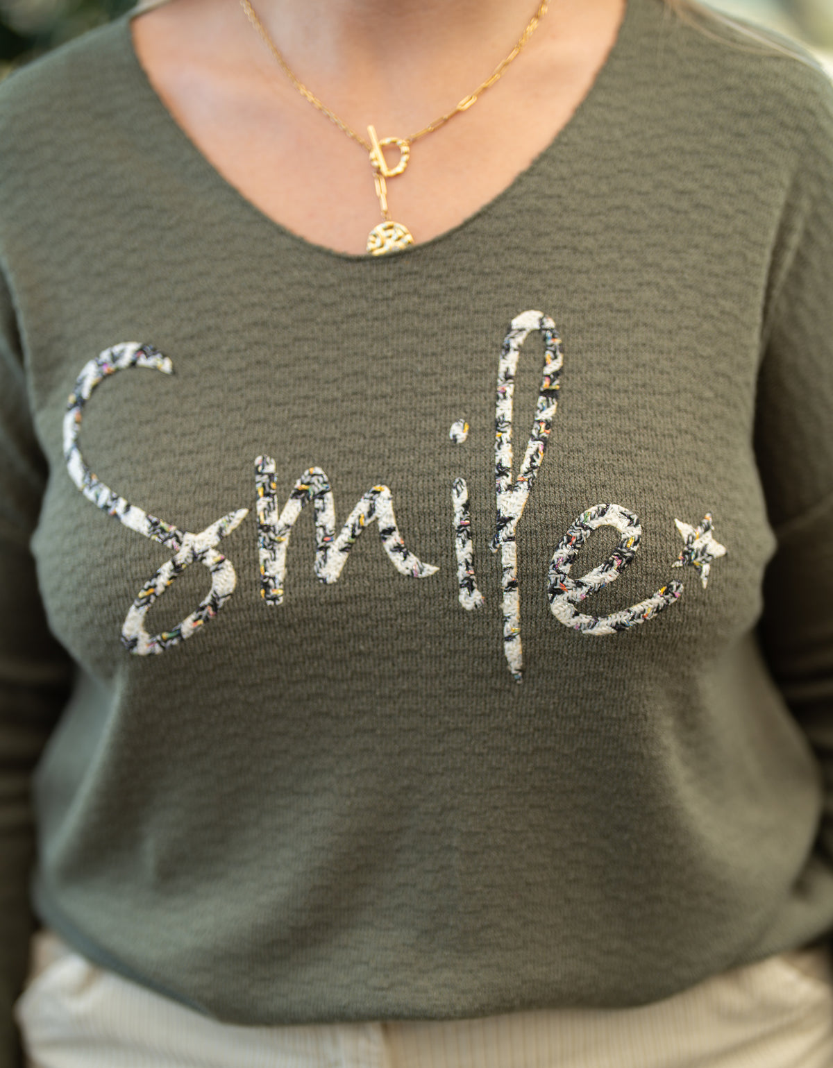 T-shirt smile