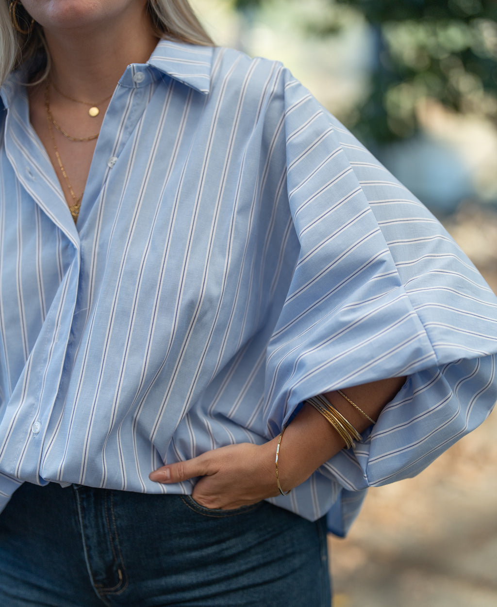 Chemise manche ballon