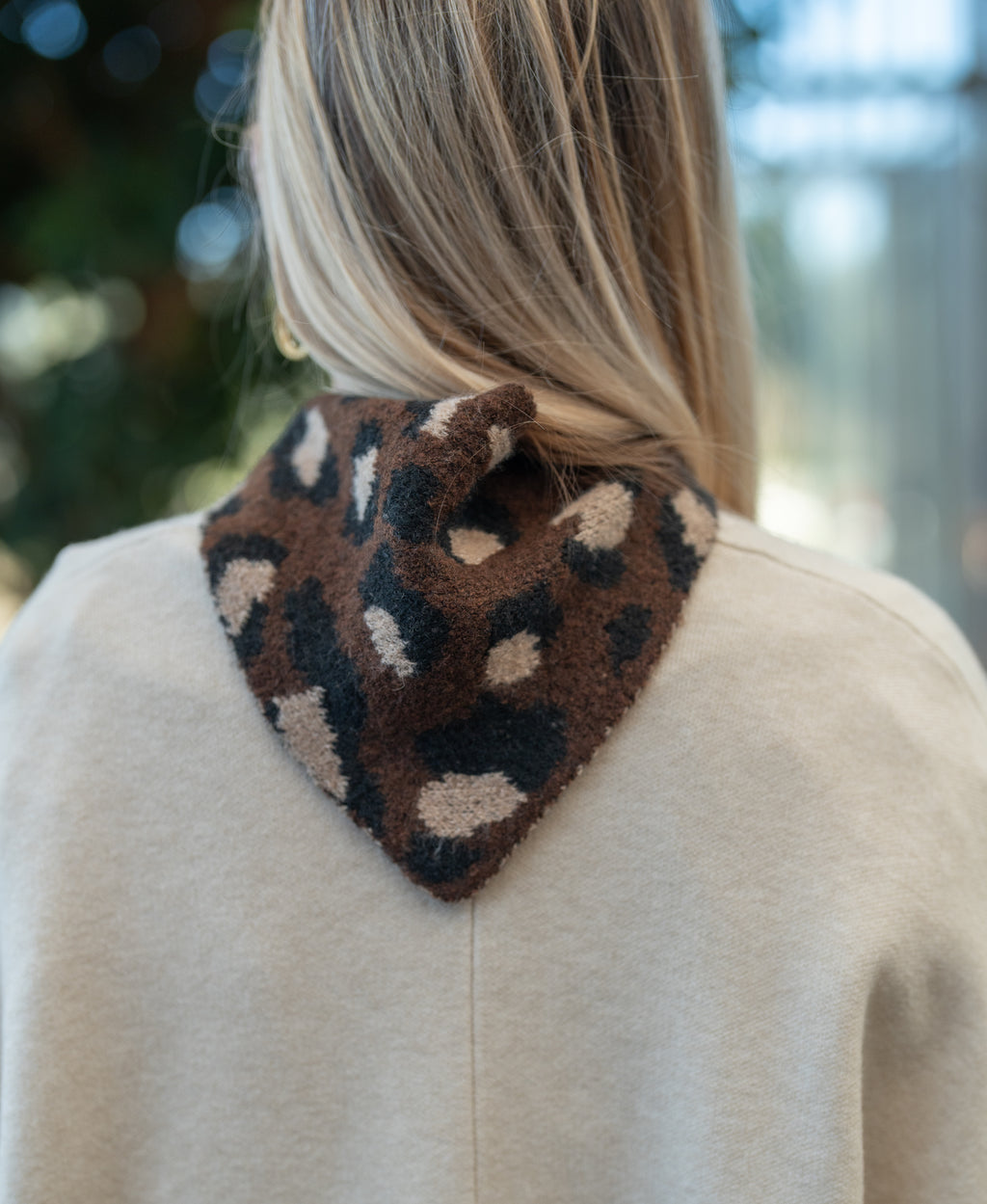 Triangle maille leopard