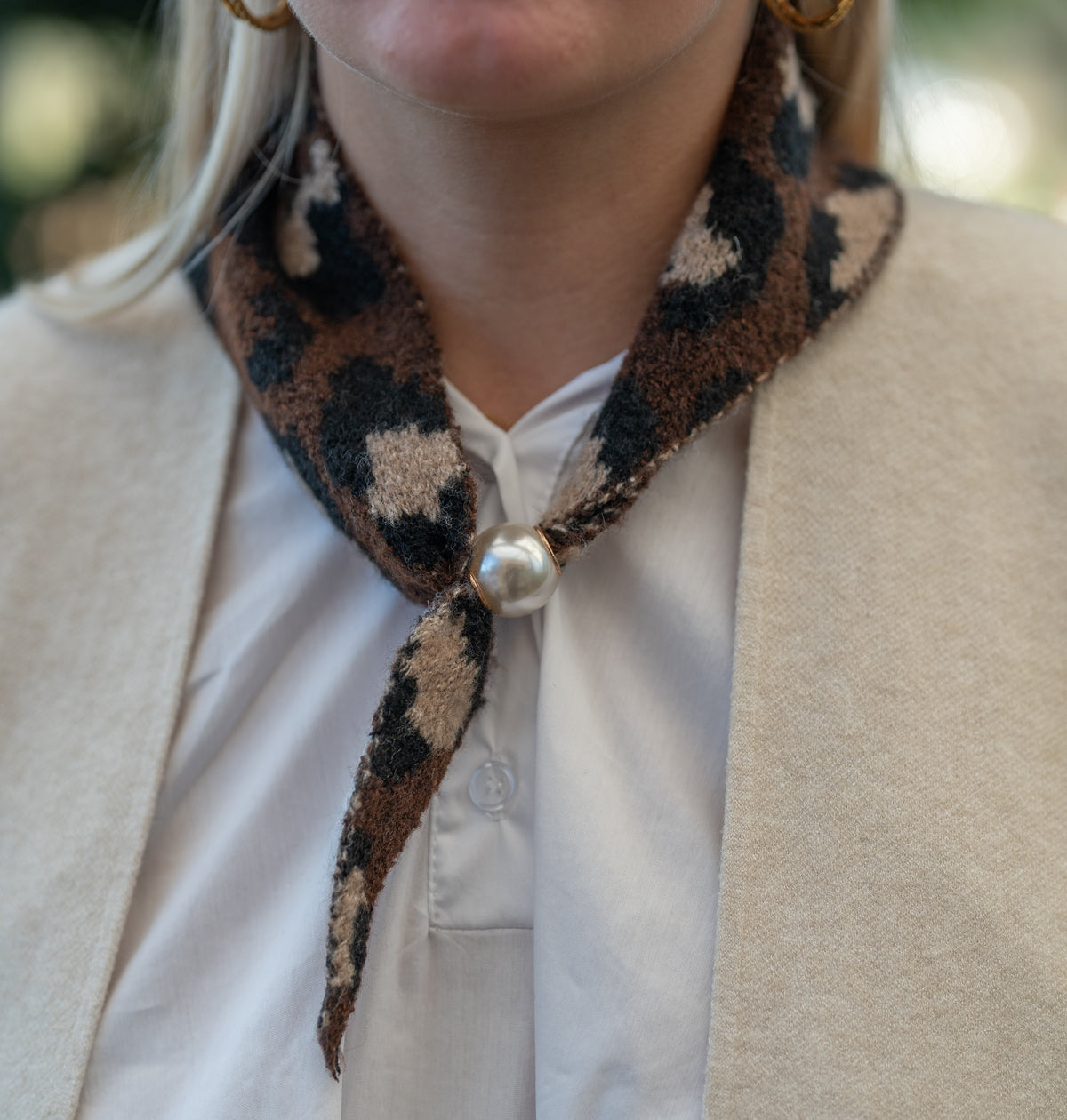 Triangle maille leopard
