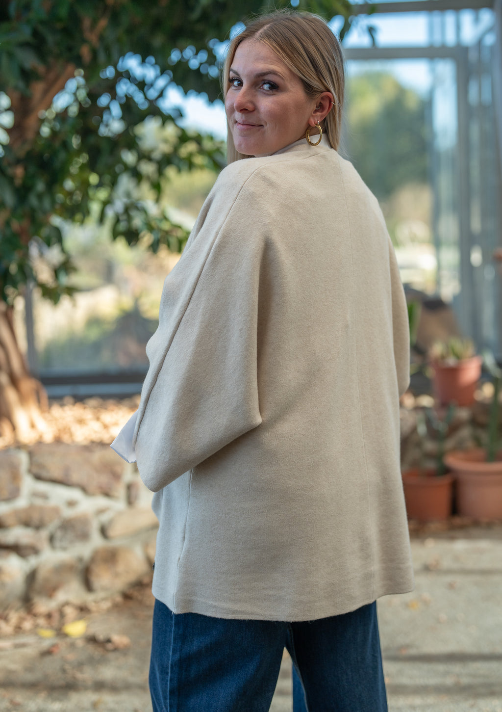 gilet long oversize