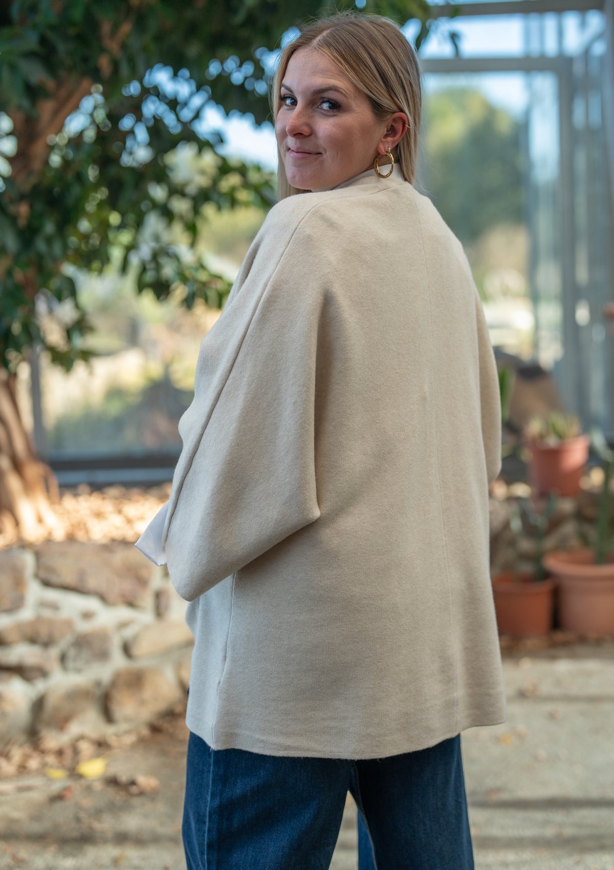 gilet long oversize