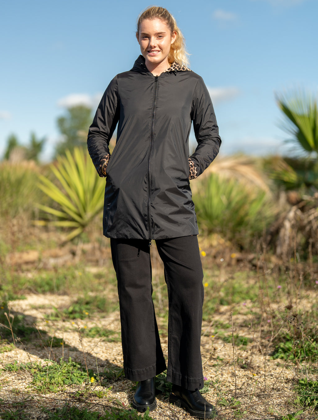 Imperméable réversible
