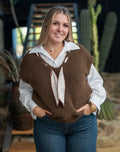 Pull col foulard