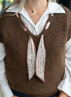 Pull col foulard