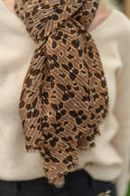 Foulard motif papillon