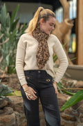 Foulard motif papillon