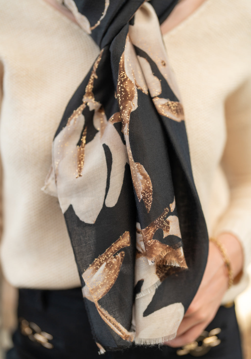 Foulard fleur