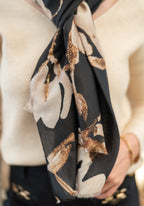 Foulard fleur