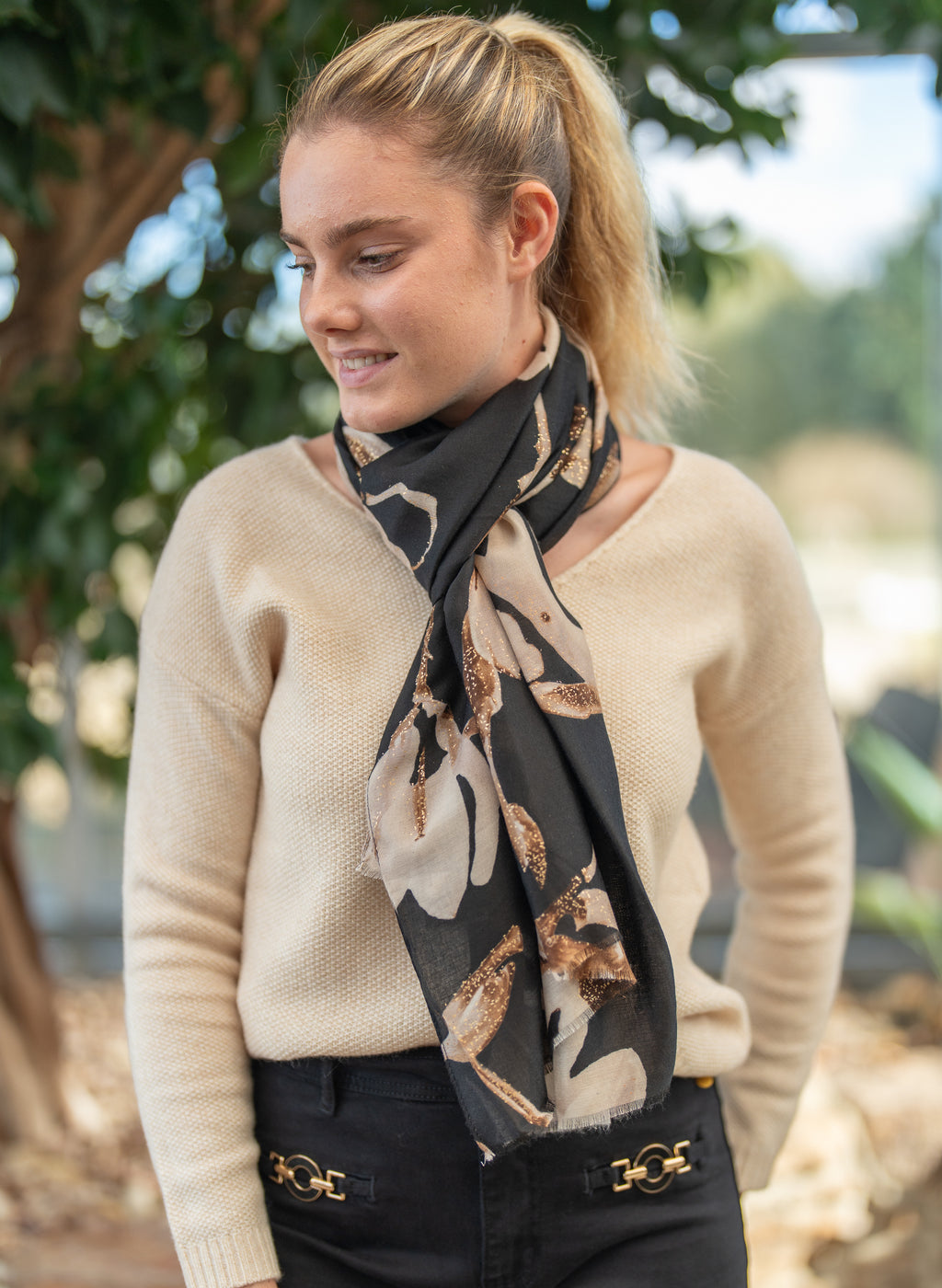 Foulard fleur