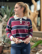 Pull polo rayé