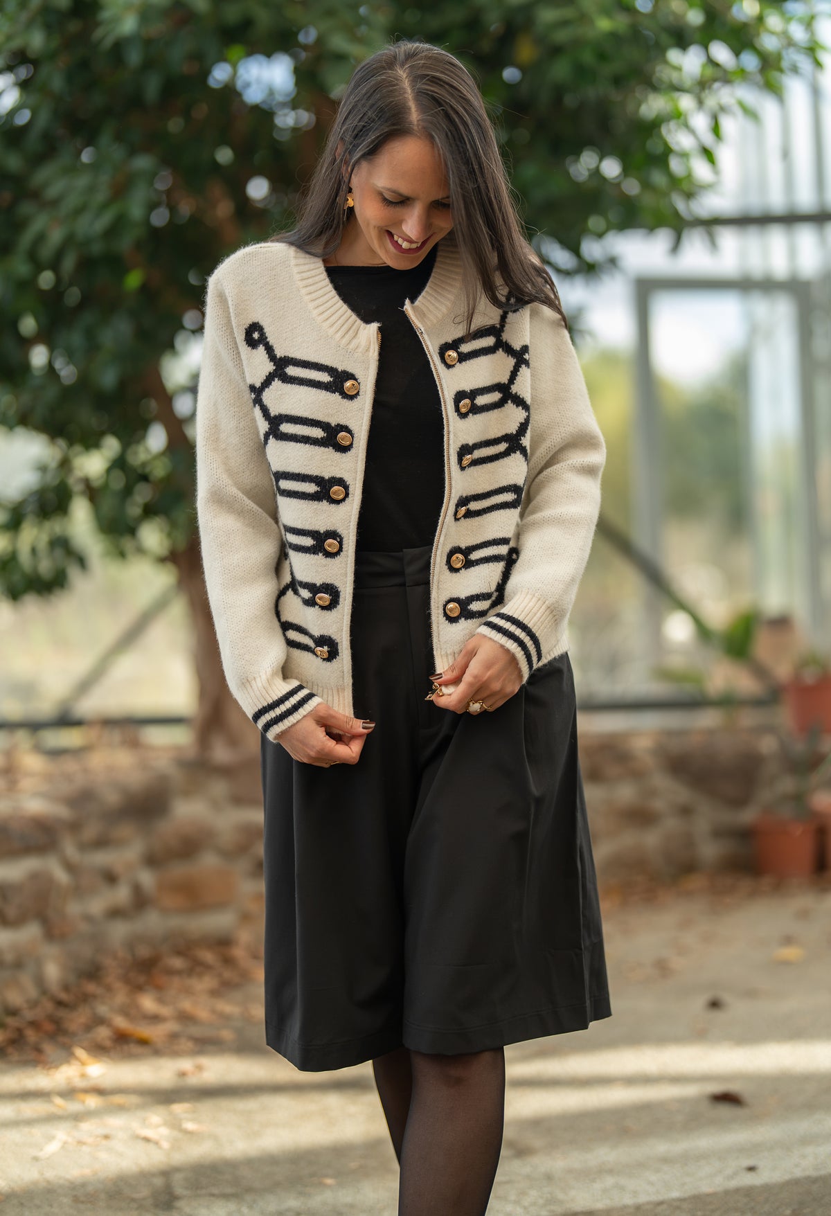 Veste zippée armée