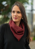 Foulard maille noué