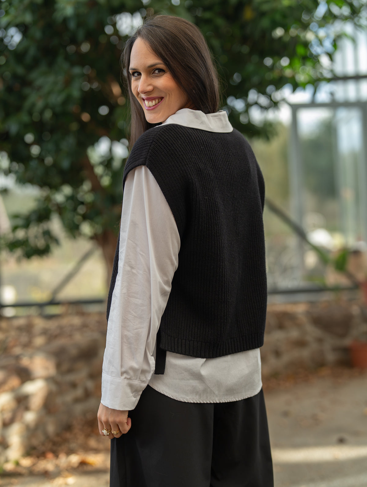 Pull sm côtés noués