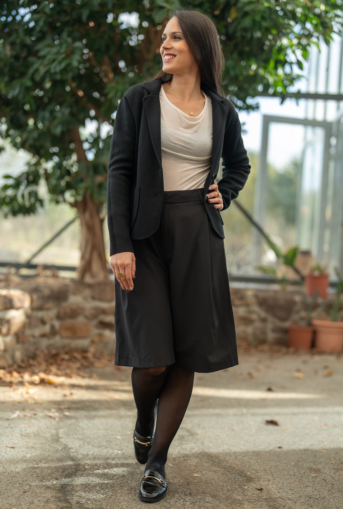 Veste blazer maille