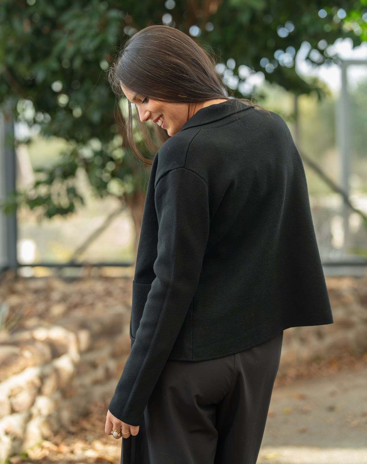 Veste blazer maille