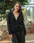 Veste blazer maille