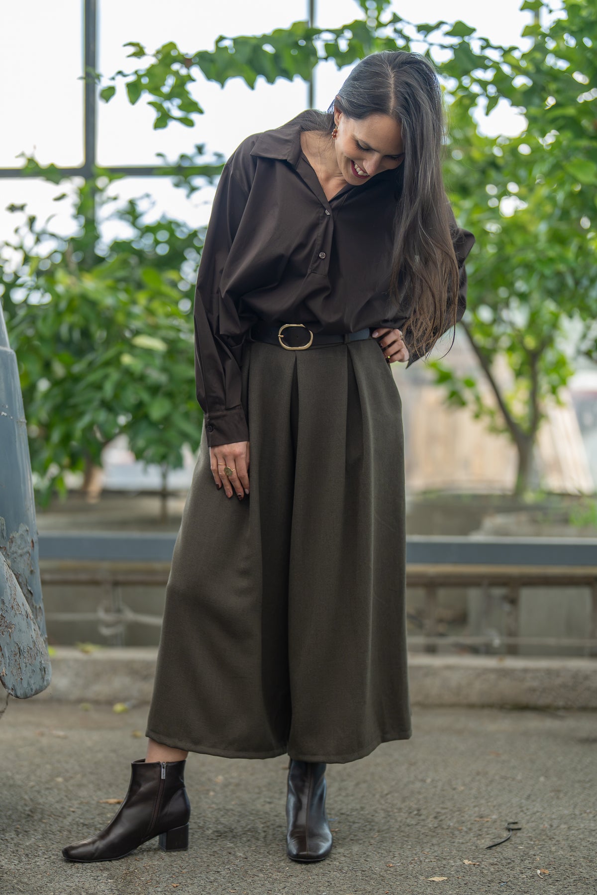 Jupe culotte uni