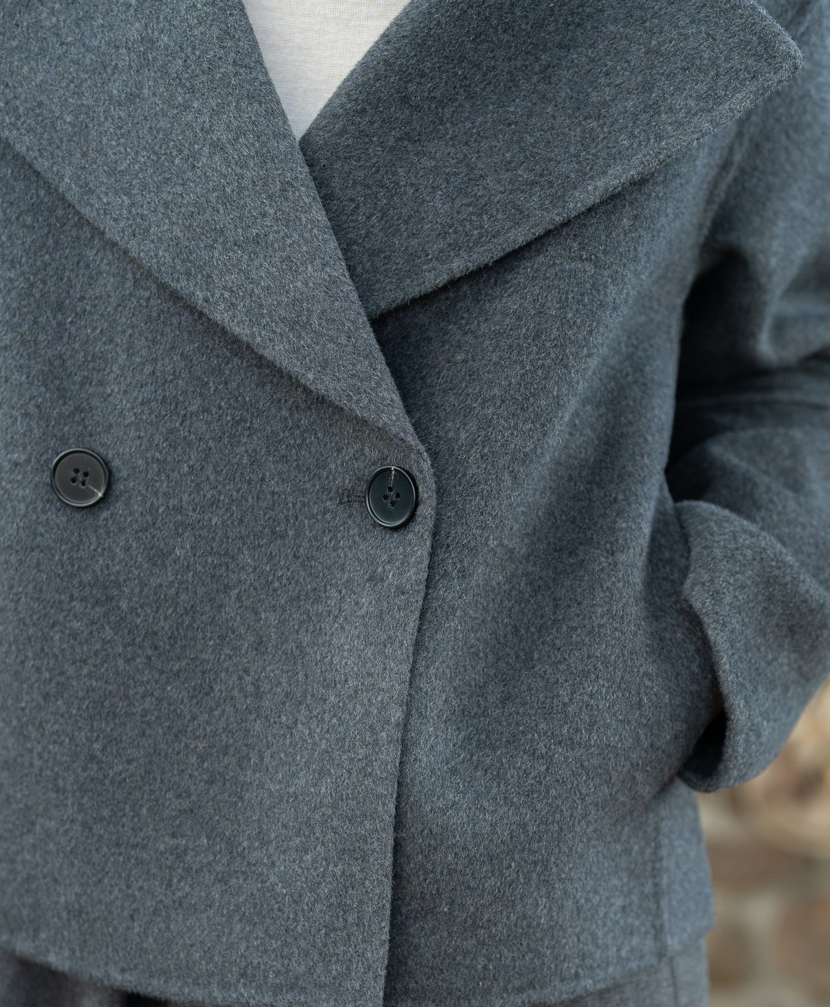 veste courte laine