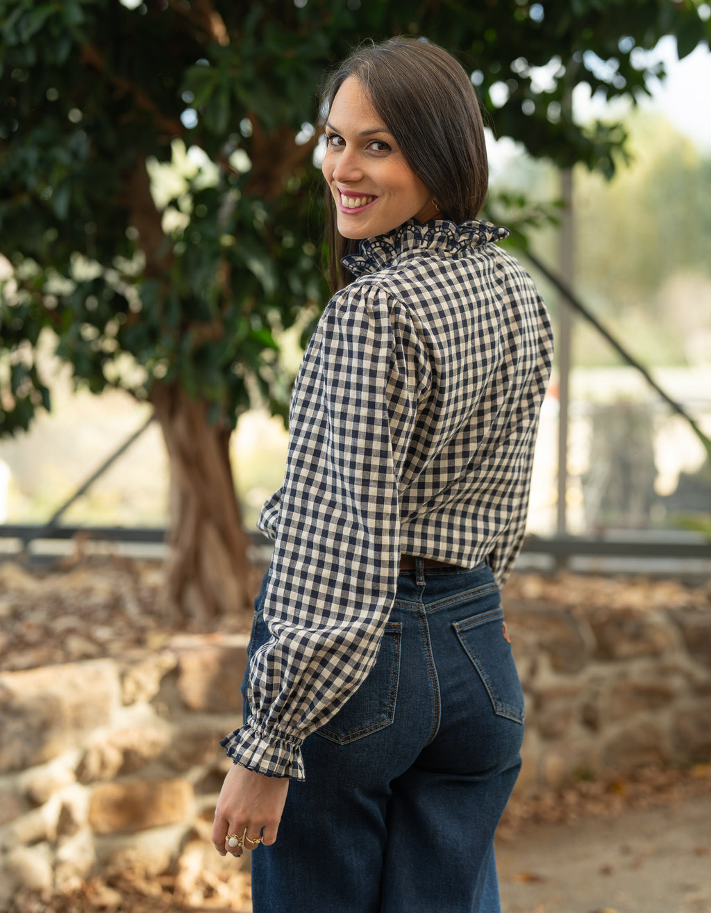 Chemise à carreaux