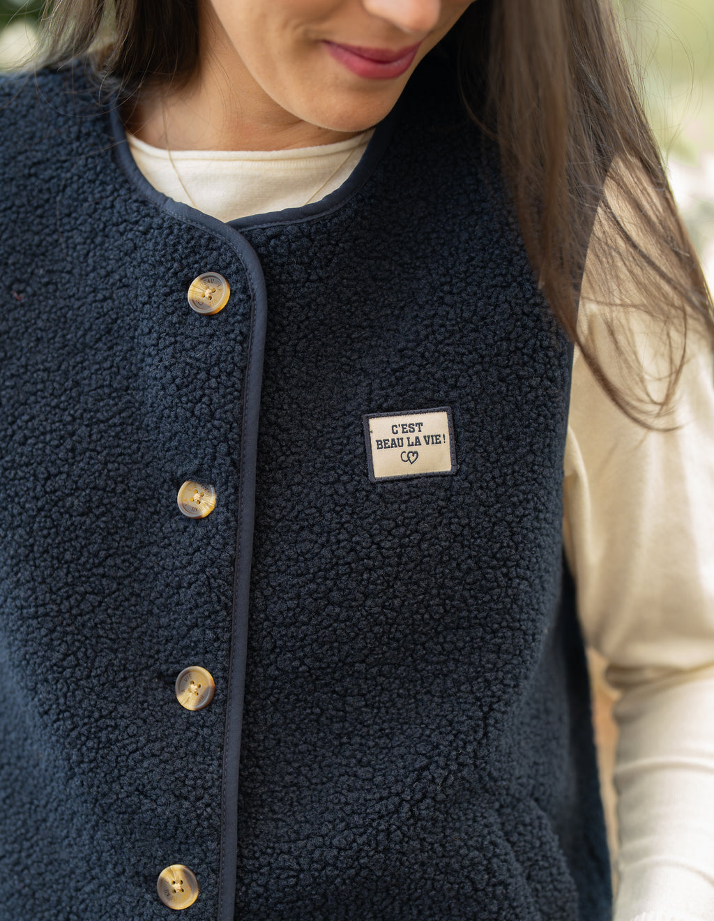 Gilet bouclette sm