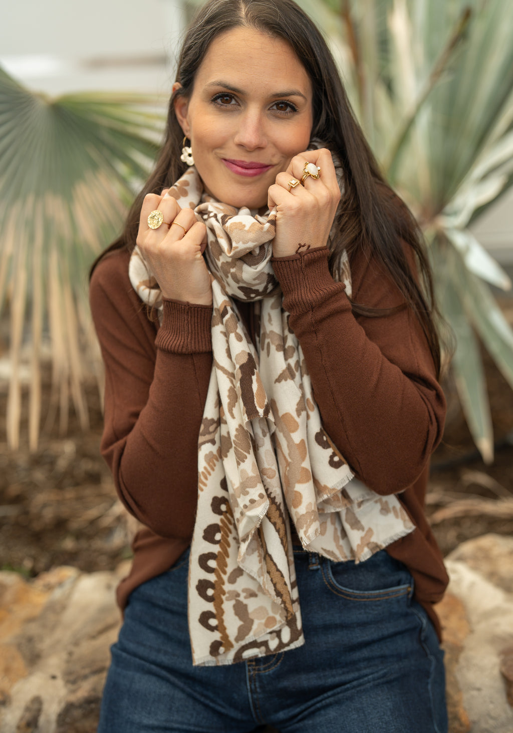 Foulard cachemire