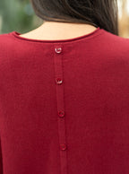 Pull boutons dos