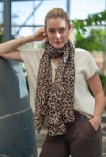 Foulard imprimé léopard