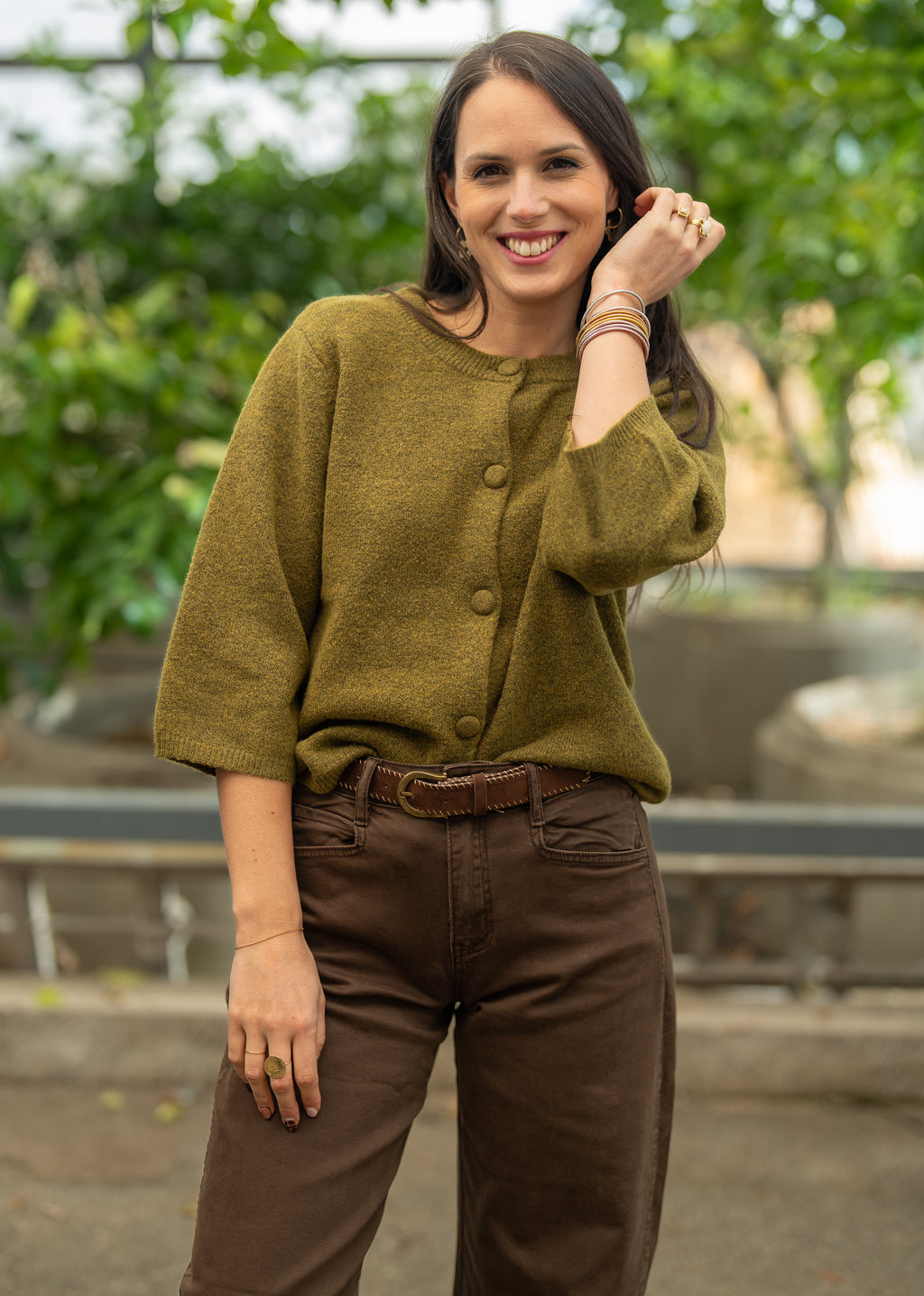 Pull gilet boutonne