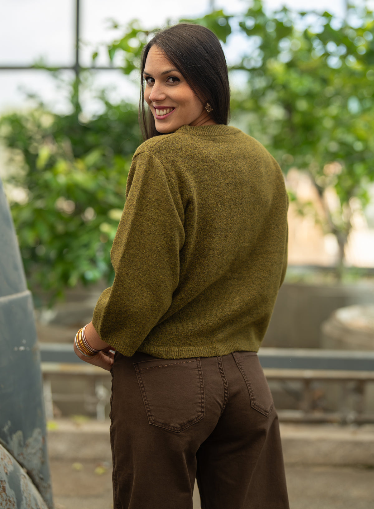 Pull gilet boutonne
