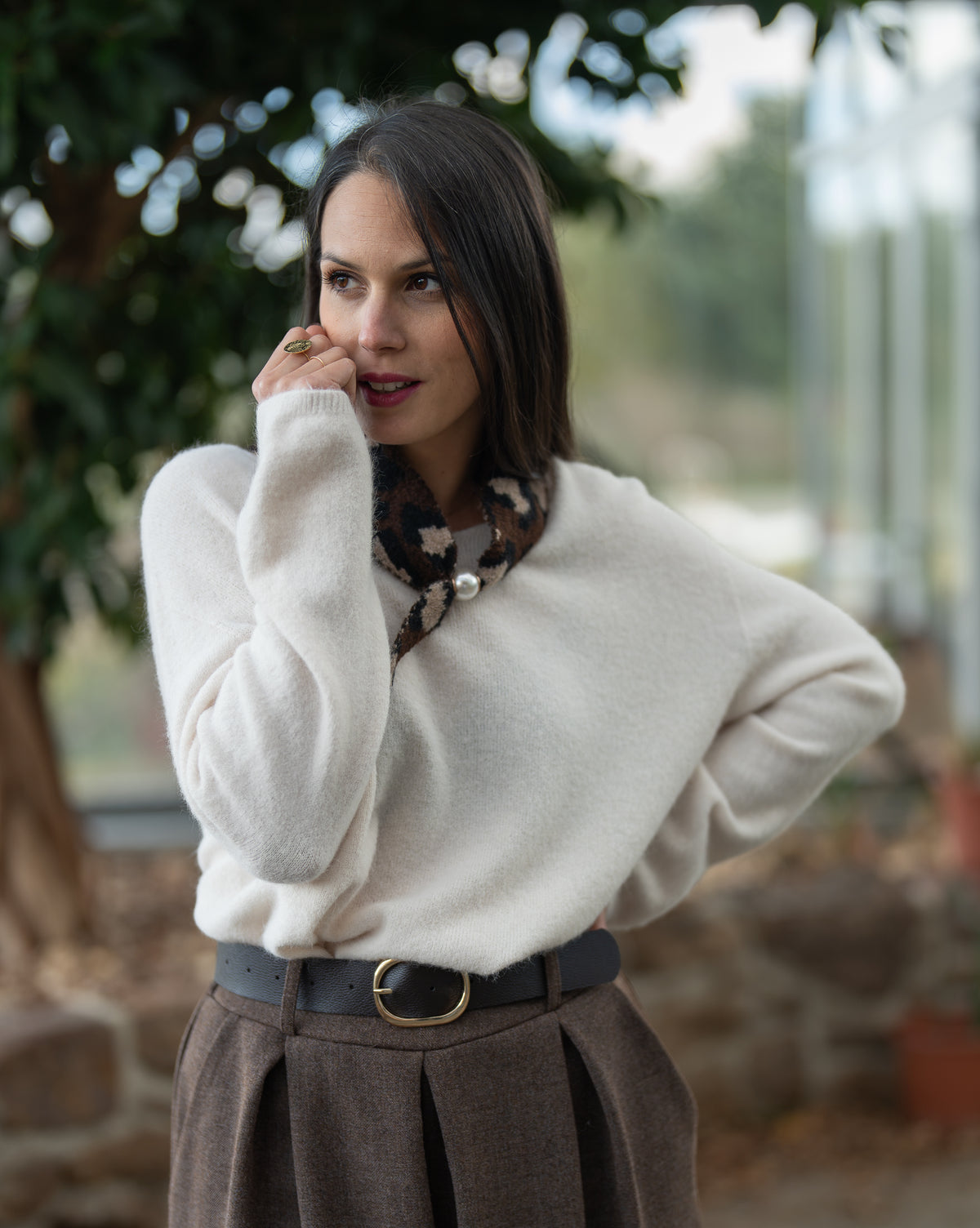 Pull semi épais