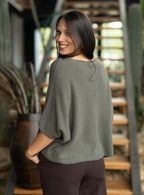 Gilet court oversize