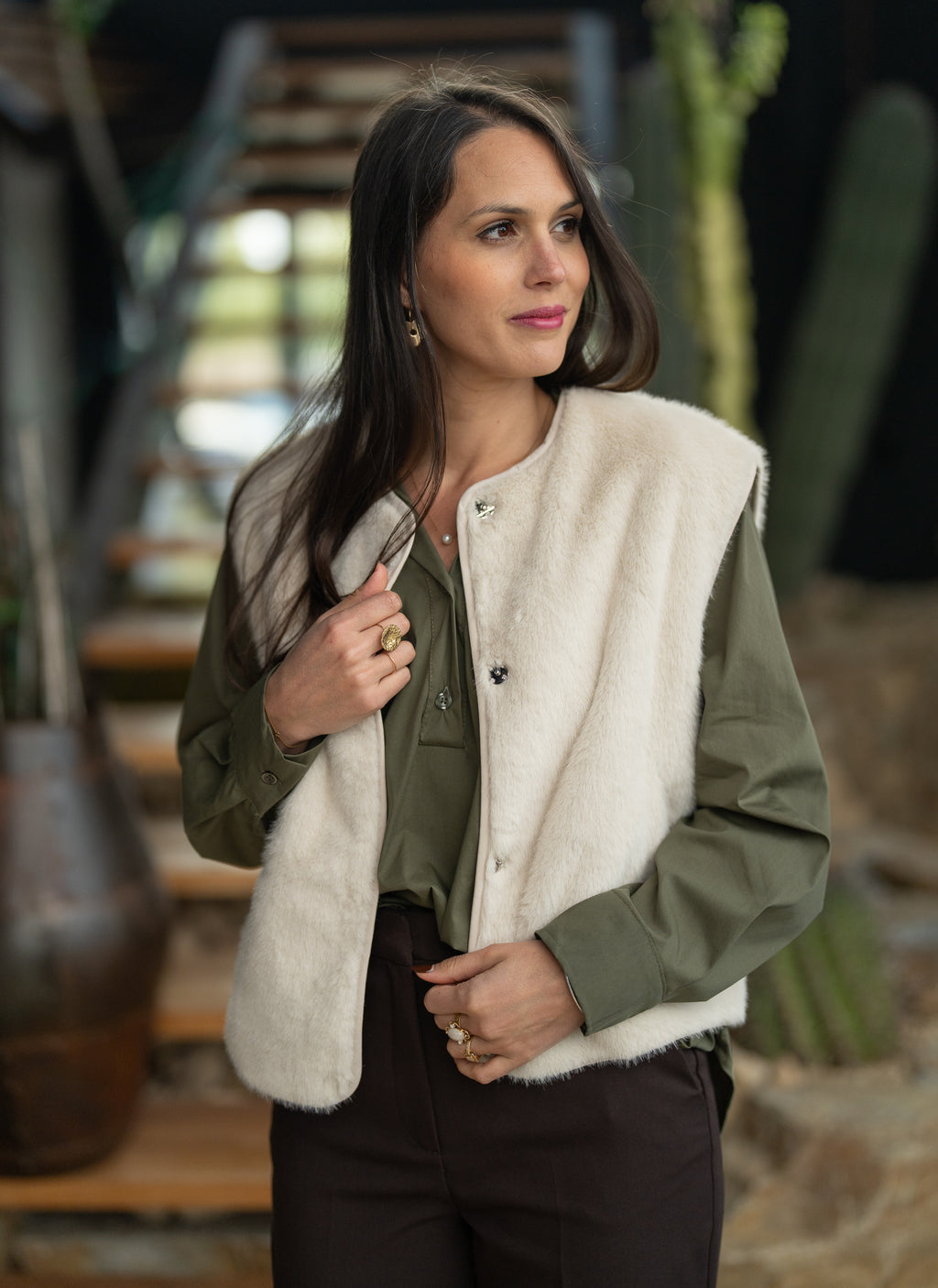 Veste fourrure sm