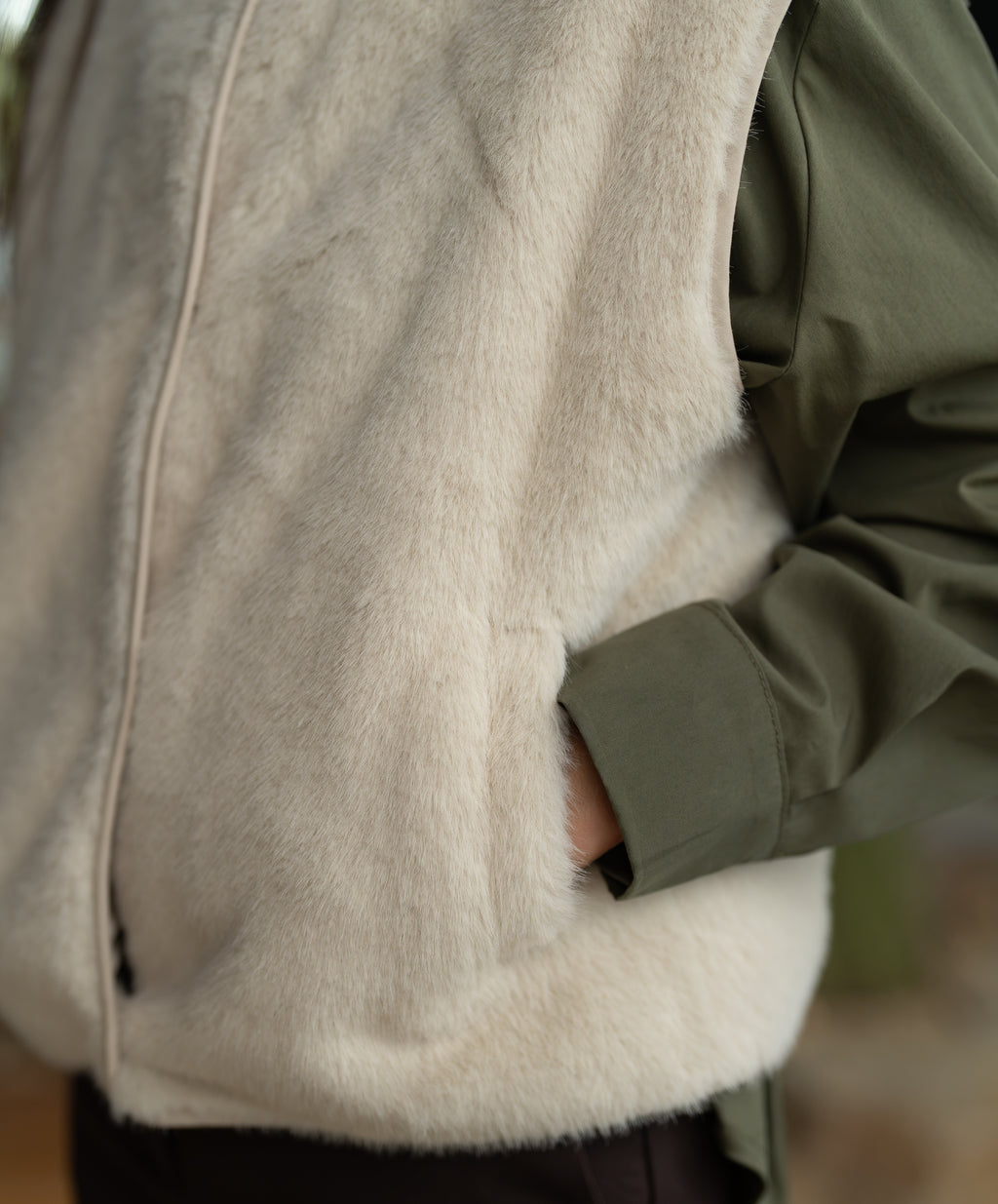 Veste fourrure sm
