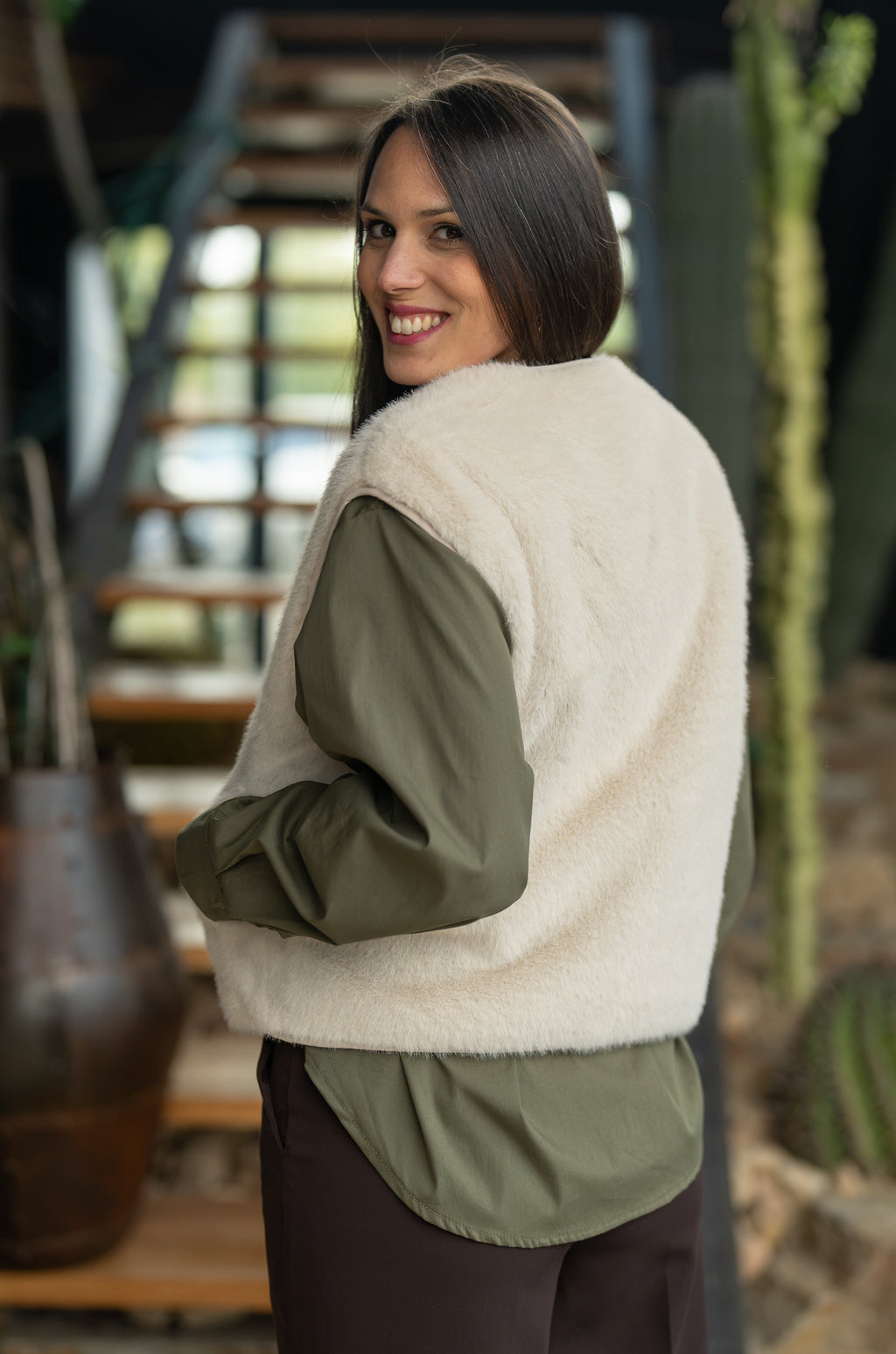 Veste fourrure sm