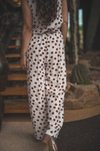 Pantalon à pois